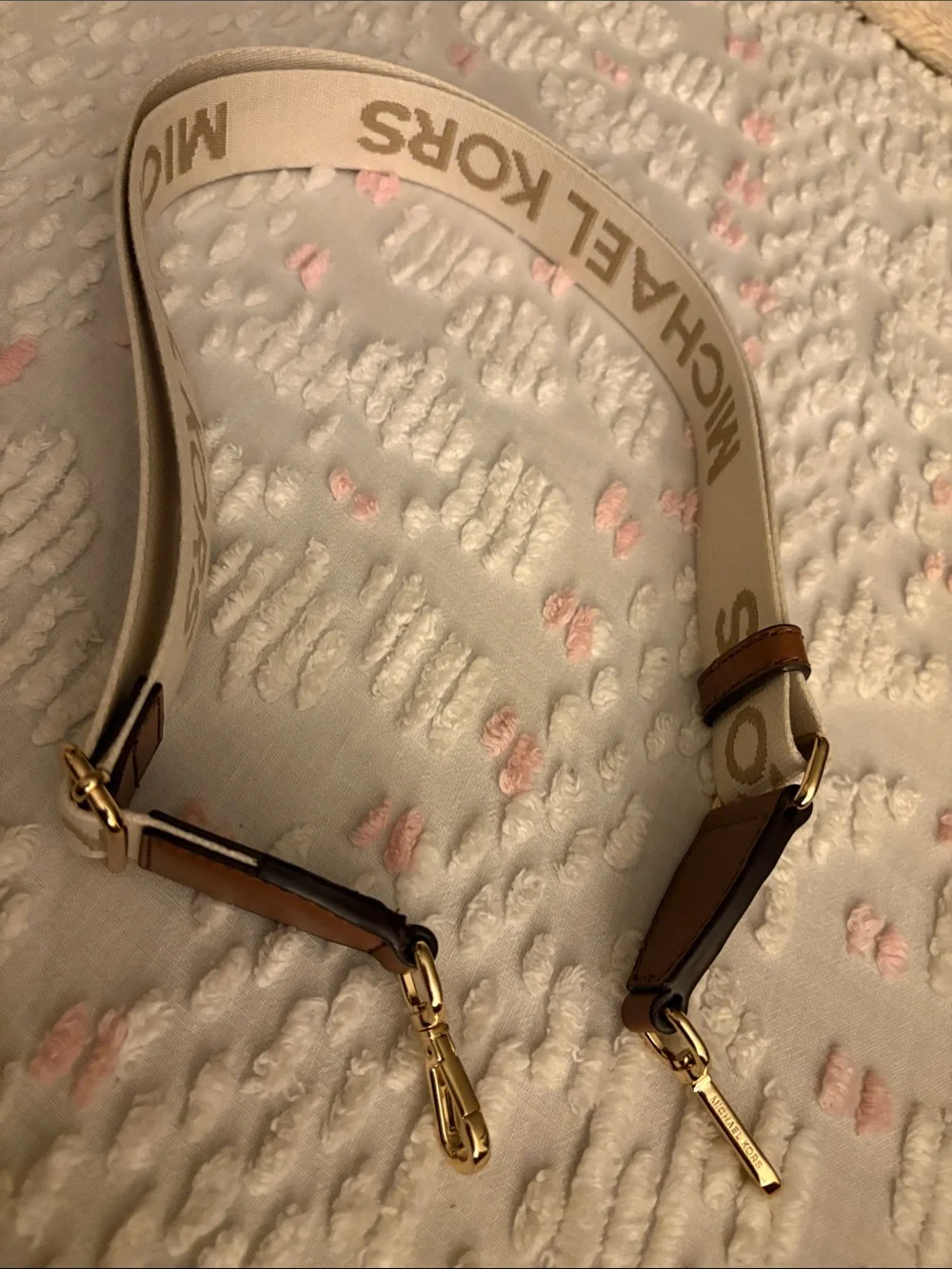 Michael Kors detachable logo